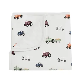 Baby Blanket in Tractor