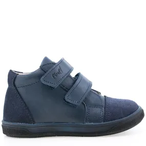 (2675-10) Emel shoes velcro trainers blue