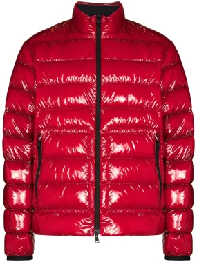 Agar zipped padded jacket