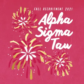 Alpha Sigma Tau Firework Design