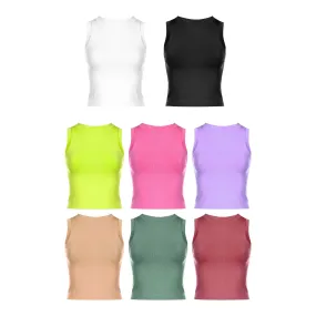 Cropped Seamless Muscle Tank Top