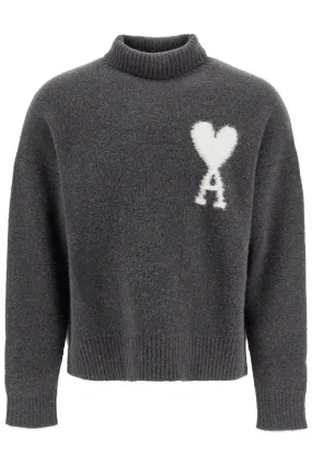 DARK GREY AMI DE COEUR TURTLENECK SWEATER