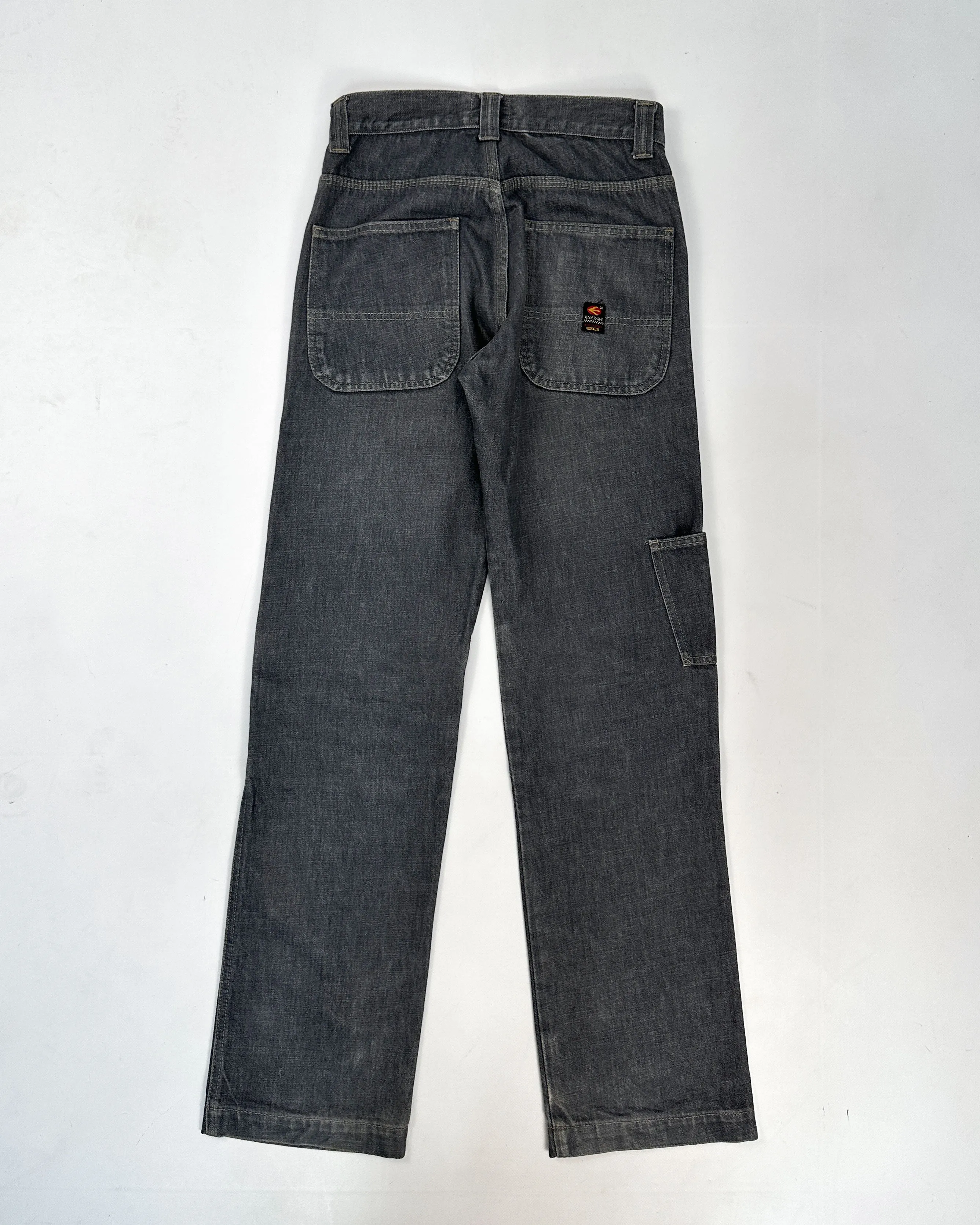 Energie Dark Grey Carpenter Pants 1990's