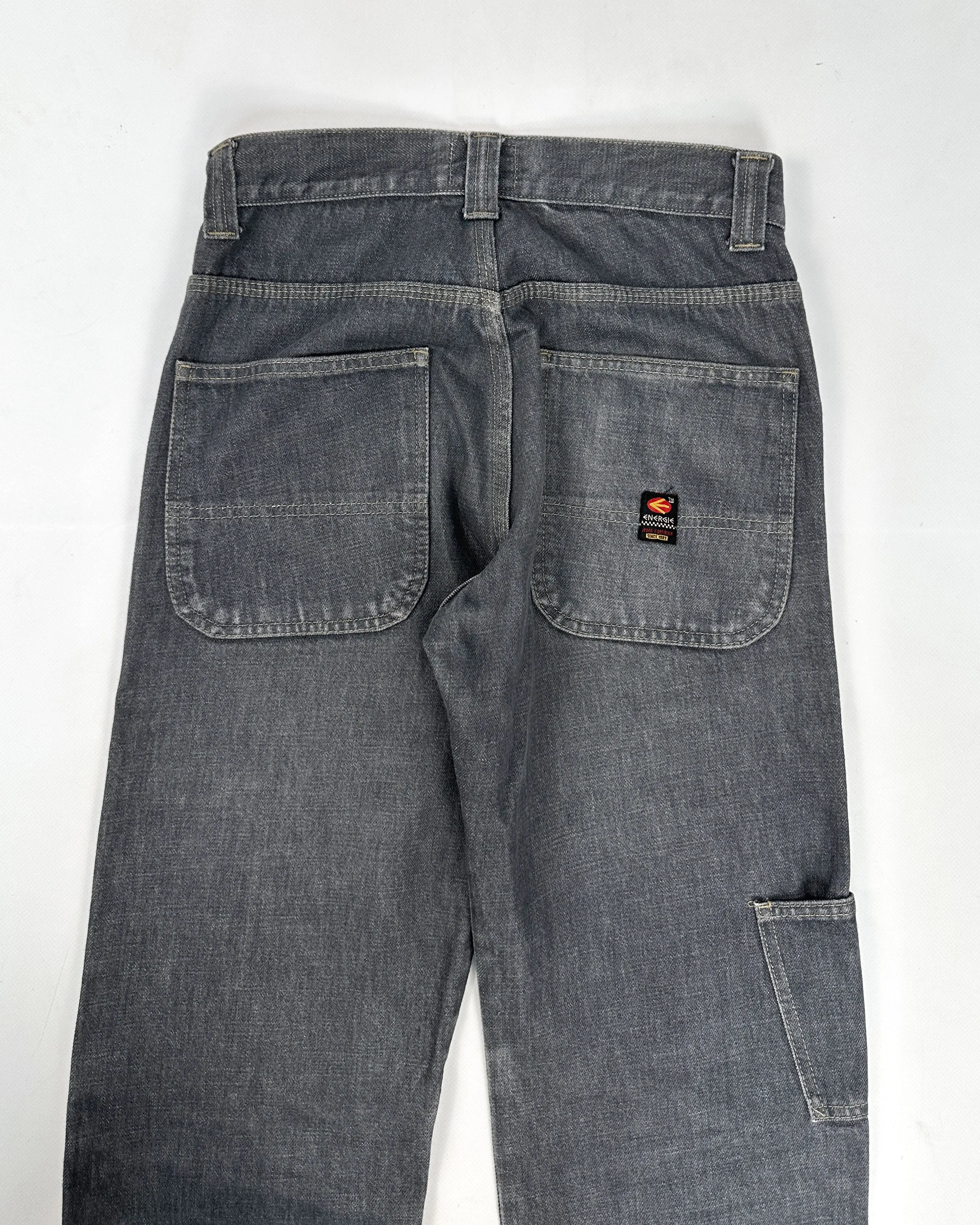 Energie Dark Grey Carpenter Pants 1990's