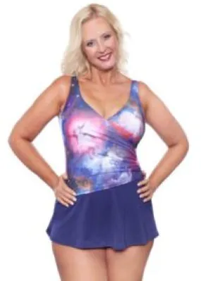 Genevieve Galaxy Swim dress