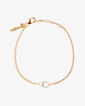 Les Amis drop bracelet gold