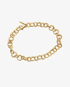 Les Amis drop chain bracelet gold