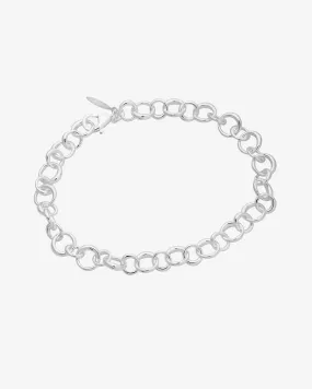 Les Amis drop chain bracelet silver