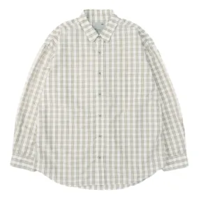 MADNESS MADNESS CHECKED SHIRT-CREAM