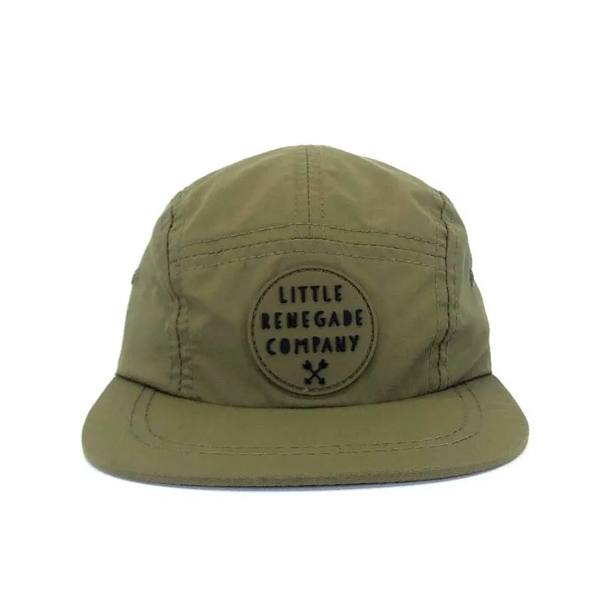 OLIVE 5 PANEL CAP - 3 Sizes