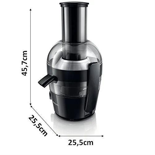 Philips HR1855 Viva Collection Juicer, Ink Black