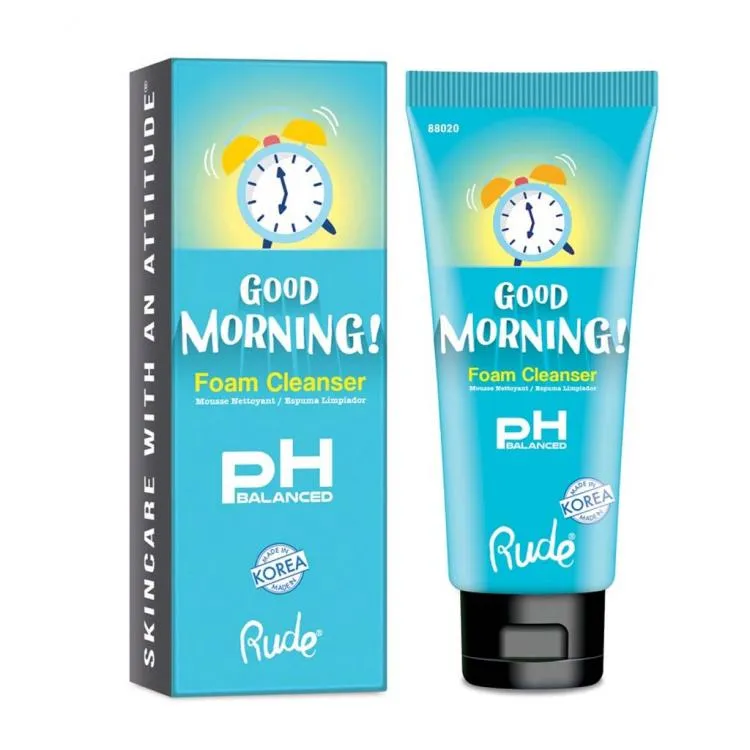 RUDE Good Morning! PH Balanced Limpiador Suave en Espuma