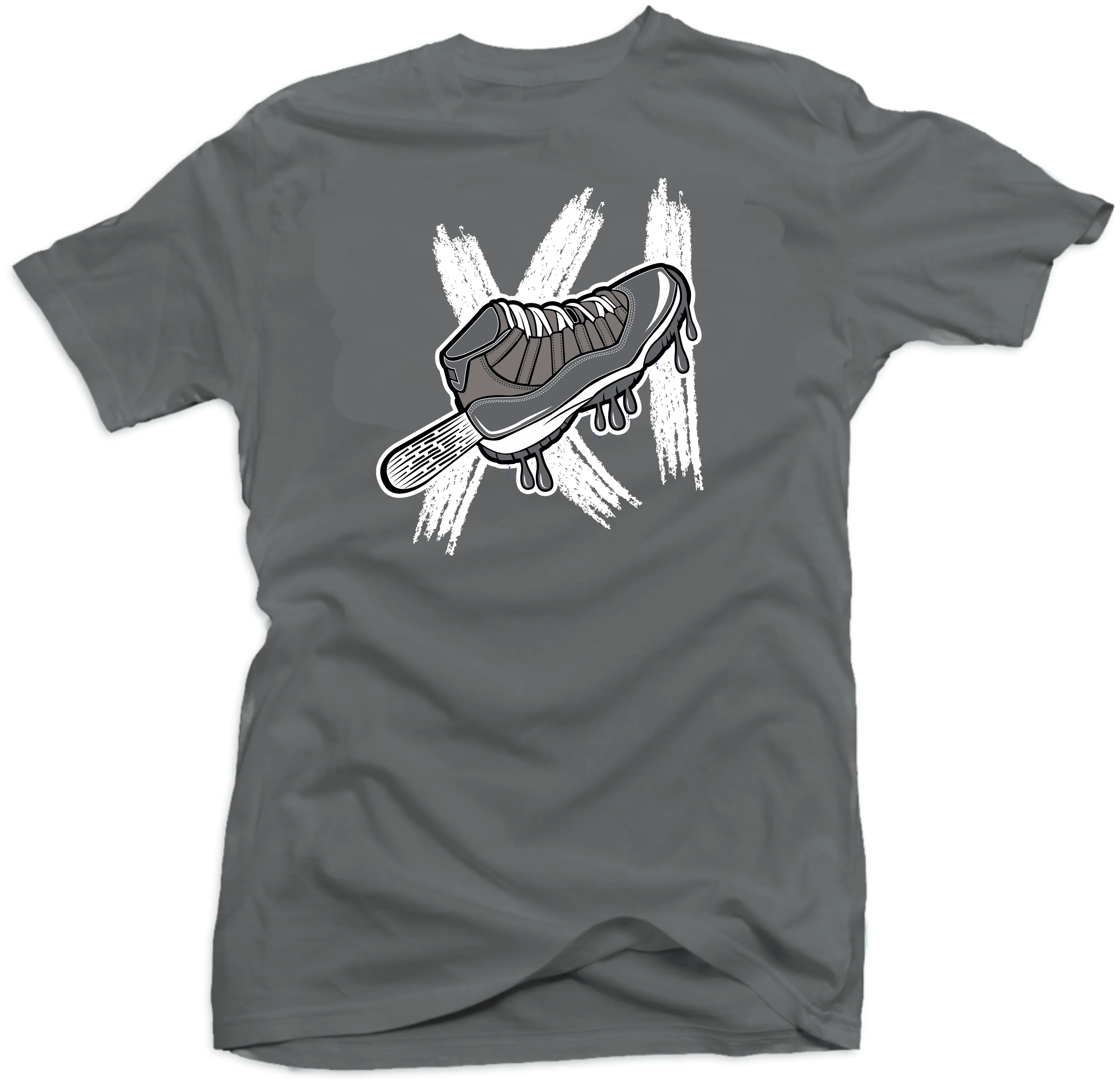 Shirts to Match Jordan 11 Cool Grey Sneakers -Ice Cream Tees