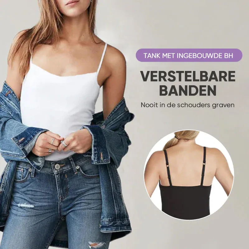 Tanktop met ingebouwde beha