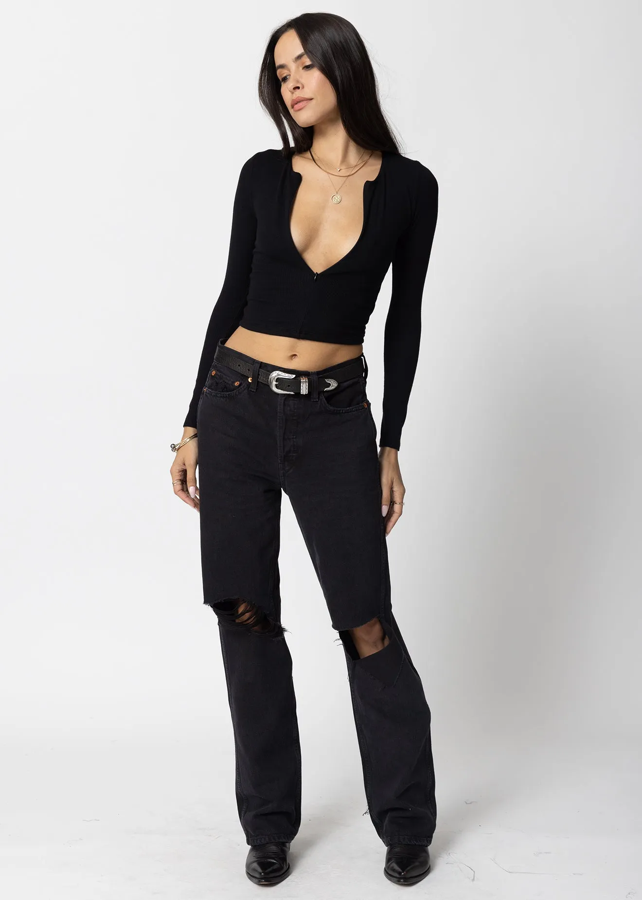 THE ZIP UP CROP